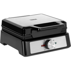 Vafeļu gludeklis , 2 vafeles, 1600 W, inox, jaudas regulēšana