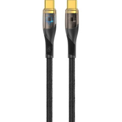 Tellur Data Cable Type-C to Type-C PD60W 100cm Black