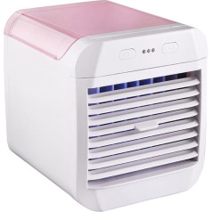 Tnfeeon Portable Air Conditioner Fan, Mini Air Conditioner, 3 Speeds Personal Air Conditioner, Personal Air Cooler with Humidifier for Room, Bedroom, Office, (Pink)