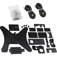 CNC Aluminium BLV Ender 3 V2 Upgrade Kit Y Carriage Plate Belt Screws to Upgrade 3D Printer, Not Include MGN12H Linear Rails (Ender 3 V2 Without Rails)