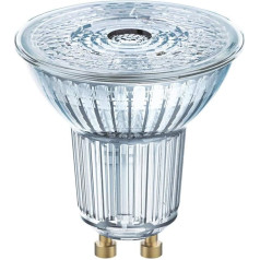 OSRAM PAR16 LED Reflector Lamp with GU10 Socket, Warm White (2700 K), Glass Spot, 2.6 W, Replacement for 35 W Reflector Lamp, LED Star PAR16, Pack of 5