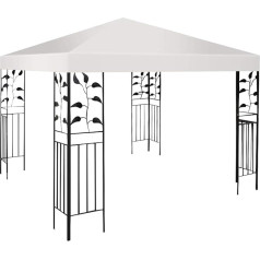 GIANTEX Replacement Roof Gazebo 3 x 3 m, Gazebo Roof Water-Repellent, Replacement Cover Roof Cover for Garden Gazebo, Gazebo Cover (Single Roof, Beige)
