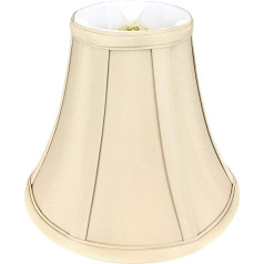Royal Designs True Bell Traditional Lampshade 4 x 8 x 7.25 (Round Clip) Beige