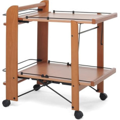 Foppapedretti 9900316006 Shopping Service Cart, Brown (Walnut)