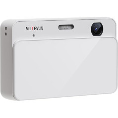 Mutrain Slide Open Digital Point and Shoot Camera with Mirror, 1080P Photography Practice, White, X10, 32G