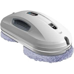 SMARTBOT Hobot-368 Robot Window Cleaner, Electric Window Cleaner, 3 Year Warranty with 12 Microfibre Cloths, Navigation System and Fall Protection Hobot-368 with App