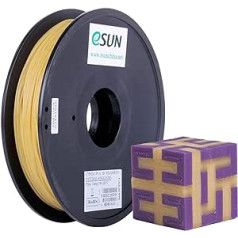 eSUN Water Soluble PVA Filament 1.75 mm, 3D Printer PVA Filament, Dimensional Accuracy +/- 0.05 mm, 0.5 kg Spool (1.1 LBS) Support Material for 3D Printers, Natural