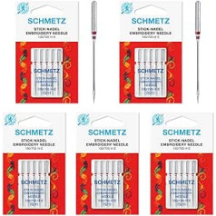 25 Schmetz Sewing Machine Needles 130/705H H-E Size 75/11 (Original Version)