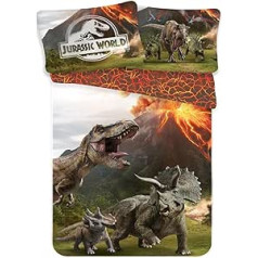 Jurassic World European Size Single Cotton Duvet Cover Set