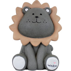 JJ Prime Piggy Bank Children's Money Box Lion Money Box for Children Money Box Animals Money Box for Coins or Notes Money Boxes for Children Money Box Cute Lion Decoration (Grey)