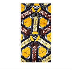 MAYNOWAX Fat Quarter African Wax Fabric 100% Cotton 2 Yards 1.80m x 1.20m