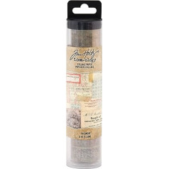 Tim Holtz Idea-ology 563999 Idea-Ology Collage Paper 6 Inches X6yds - Document Crafts, Paper, Multi-Colour, One Size