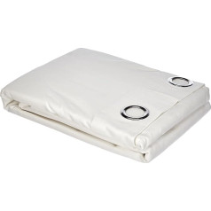Ikea 900.468.43 Vorhang-Paar MERETE blickdichte Gardinen aus 100% Baumwolle-schwere Weiß 145x300cm - 2 Vorhänge je Packung