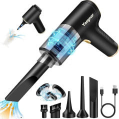 Yeegnar Mini Handheld Vacuum Cleaner Cordless 6000PA Vacuum Cleaner and Leaf Blower 2 in 1