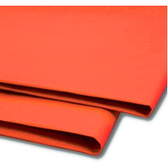 Sabco Tissue Paper, 100 Sheets, Wrapping Paper, MG and Acid Free, 20 x 30 Inch, for Wrapping Decorative Sketches and Cutting Paper for Art Works, 20 x 30 Inches Orange