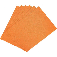 sourcing map 20 x Orange Glitter EVA Foam Sheets 10.8