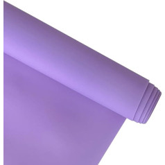 XHT 30 x 135 cm Jelly Faux Leather Candy Color Vinyl Material for Bag Decor Garment DIY Hair Accessories (Medium Purple)