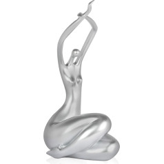 World Art TW60271 Harz-Skulptur Erwachen Moderne Harz Skulptur Statue, Harz, 54x24x30 Cm