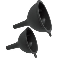 Sambonet Gadgets Silicone Funnels, Set, Grey, 2 Units