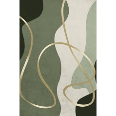 MANI TEXTILE - Simply Green Rug - 120 x 180 cm