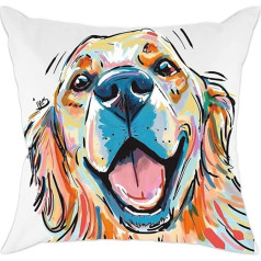 TBS Colorful Dog Cushion Cover Gift Idea Cushion Cover Textile Labrador 45x45cm