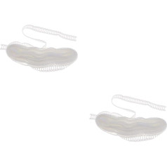 Warmhm Applikationen Verzierungen 2 Stück 10 Spitzenstoff Blumenranddesign Dekorative Grenze Weiß Wasserlösliches Geschenktasche