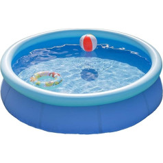 Baroni Home Inflatable Garden Pool Top Ground Round Pool for Adults and Children Outdoor 305 x 76 cm