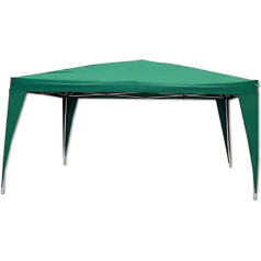 3 x 3 cm Automatic Folding Accordion Garden Gazebo Stand Aluminium Sea Stand (No Side Walls, Green)