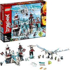 LEGO 70678 Ninjago Fortress in Eternal Ice, Set with Ice Dragon Toy, Master of Spinjitzu Play Set