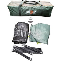 Origin Outdoors Unisex - Adult Hyggelig Tent, Multi-Colour, 8.9 mm