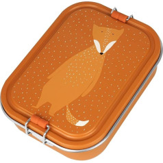 Trixie Lunch Box Stainless Steel Mr Fox Orange Large