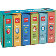 APLI apli13856 Display des Puzzles mit Berufe und Anderen Themen (6-teilig)