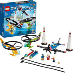 Lego 60260 City Air Race Toy, Aeroplane & Helicopter Play Set, Aeroplane Toys for Children from 5 Years