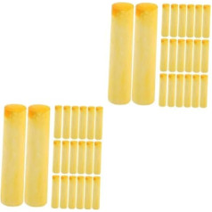 Toyvian 40 Pieces Large Chalk Sidewalk Chalk Easy Plaster Children's Street Chalk Marker Set Pastel Chalk Set Outdoor Chalk for Children Pastel Pencils Coarse Chalk Board Sponge Plaster Powder