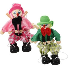 Abaodam 4 Stück Marionette Piratenkegelpuppe lustige Piratenschiffe Puppen für Kinder 8-10 tiys interaktives Spielzeug Interactive Toys Toys Puppen für Puppentheater Handpuppe hölzern