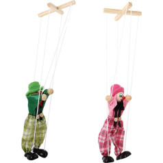 Alasum 8 STK Marionette Tiys Piratenkegelpuppe Clown Plüschtier Zubehör Für Puppenspiele Lustige Piratenschiffe Handpuppe Clown Puppen Für Clownpuppe Plüsch Piratenpuppe Plüsch Hölzern