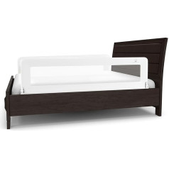 ComfyBumpy Extra Long Bed Rails for Toddlers, Baby Bed Rail for Kids, Double, Full, King and Queen Beds, Adjustable Bed Rail for Toddlers, Baby Cot Side Bed Rail - White, XL