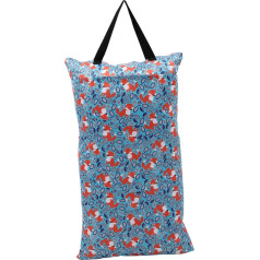 Vaguelly Wet Nappy Bag, Nappy Bag for Travel, Men's Nappies, Wet Bag for Swimsuit, Travel Bag, Organiser, Hanging Storage Bags, Bag for Infant Nappies, blue, briefcase