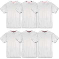 VViViD 6 Pack White Cotton T Shirt Heat Transfer Vinyl Applique Size L