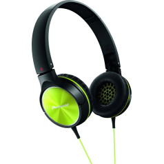 Pioneer SE-MJ522-Y Fully Enclosed Dynamic Headphone - Black/Yellow