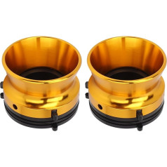 Annadue 1 Pair of Nab Hub Adapters for Studer ReVox, for Akai, for Teac, etc. Made of Polished Aluminium, Studer ReVox 10 Inch Opener Universal Charger