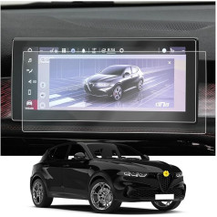 CDEFG Compatible with Alfa Romeo Tonale 2022-2024, Navigation Protective Film Tonale 4H Scratch-Resistant 10.25 Inch GPS Screen Protector Navigation Film Tonal Hybrid/Plug-in Hybrid Accessories Pack