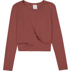 Croptop T-krekls ar apkakli W 117435 MS524 / XS