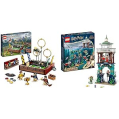 LEGO 76416 Harry Potter Quidditch Suitcase, Toy Set for Building, Solo or 2 Players & 76420 Harry Potter Triwizard Tournament: The Black Lake