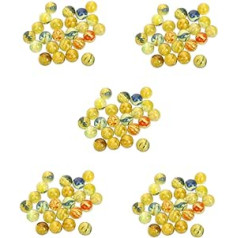 ibasenice 5 Stück 1 Glasvasen Masse Marmor Glasdekor Bunte Vasen Kinderspielzeug Ornament Spielzeug aus Glasperlen Aquarium Glaskugel Schüttgut Murmeln Füllstoff schmücken Dekorationen
