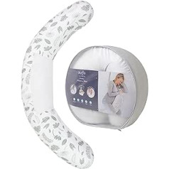 PurFlo Breathe Pregnancy Pillow Revolutionary Fully Breathable Maternity Pillow with Luxurious Soft Jersey Cover Can Be Used as Body Pillow, Leg Pillow, Nursing Pillow and Abdominal Pillow