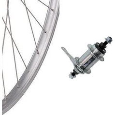 Bicycle Rear Wheel 28 Inch Aluminium Back Pedal Silver