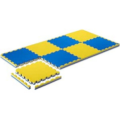 PROGAME Tatami Gym, Thickness 4 cm, 8 Pieces, 50 x 50 cm, Performance Home Tatami Judo, Made in Italy