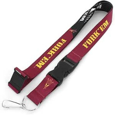 aminco NCAA Arizona State Sun Devils Slogan Lanyard, Rot, 55,9 cm