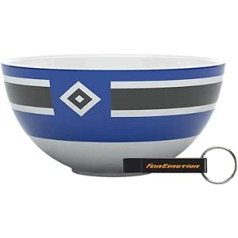 Hamburger SV HSV Cereal Bowl Fan Item + FanEmotion Bottle Opener